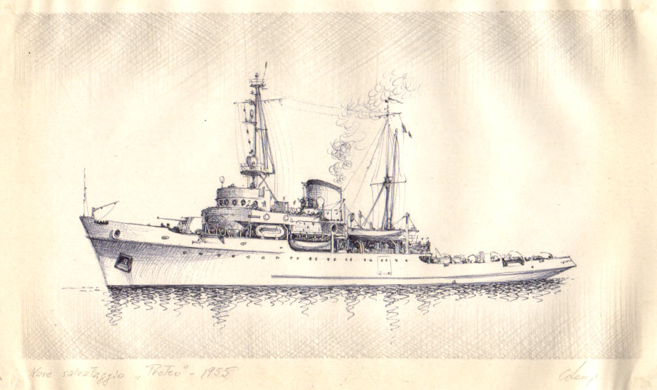 1955 - Nave salvataggio 'Proteo'